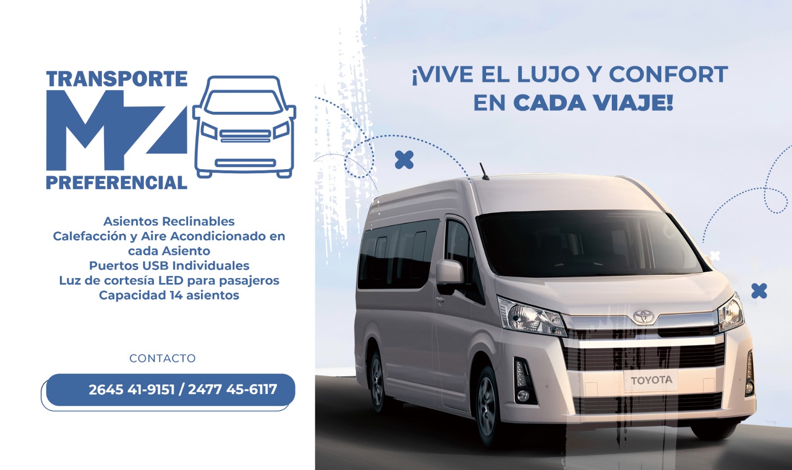 Toyota Hiace MZ Transporte Preferencial